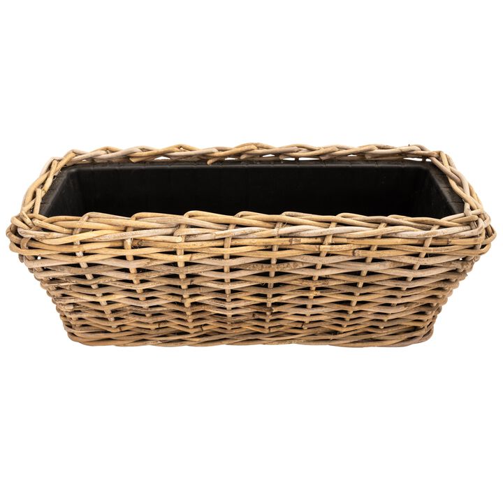 Saboga Home&trade; Rectangular Planter with Plastic Insert