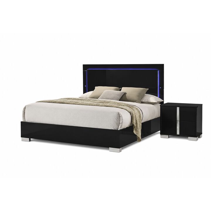 2pc Bedroom Set, Wood, Nightstand