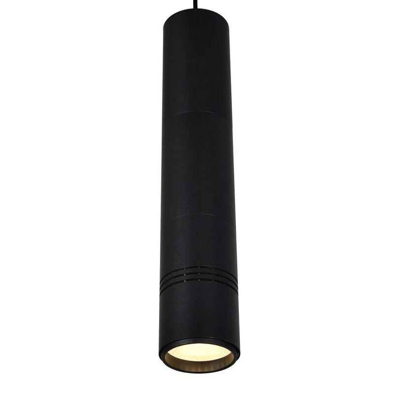 CWI Lighting Stowe LED Down Mini Pendant With Black Finish