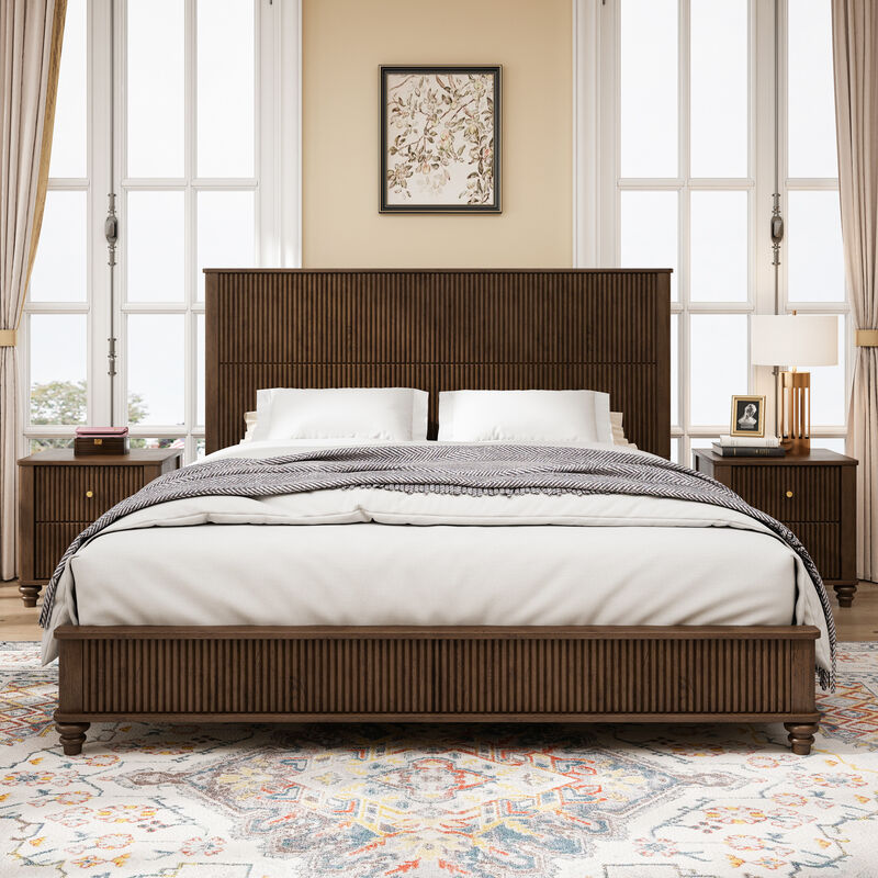 Zafblu King Platform Bed image number 2