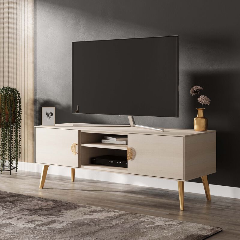 Haley TV Stand in White
