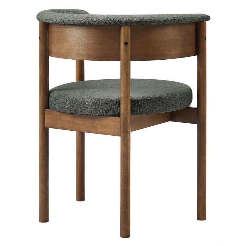 Clea Curved Upholstered Dining Chairs Set Of 2 image number 5