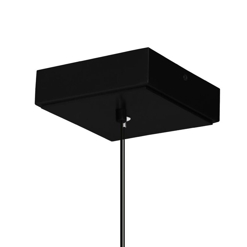 Moon Integrated LED Black Mini Pendant