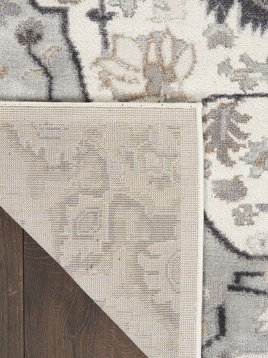 Elation ETN09 Ivory/Gray 4' x 6' Rug