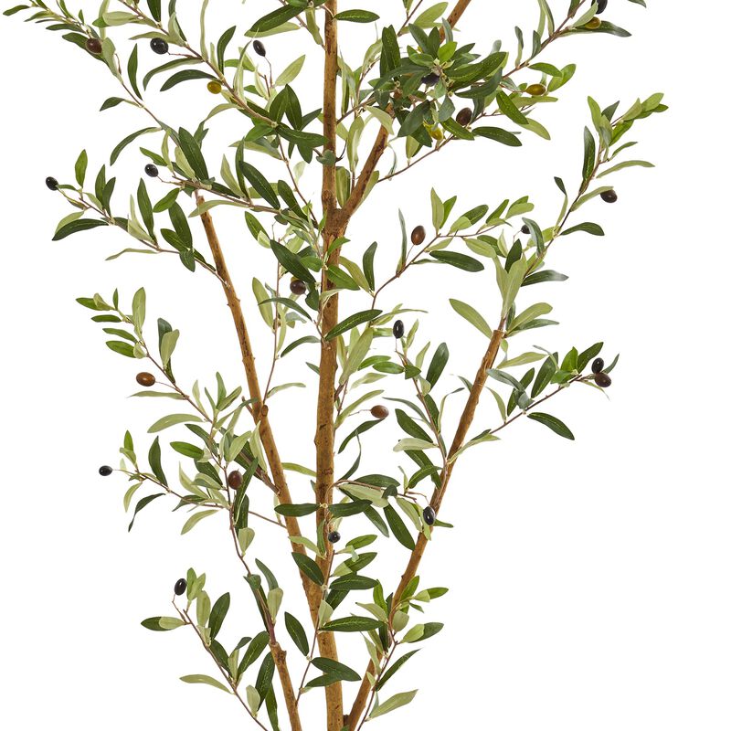 Nearly Natural 82-in Olive Artificial Tree