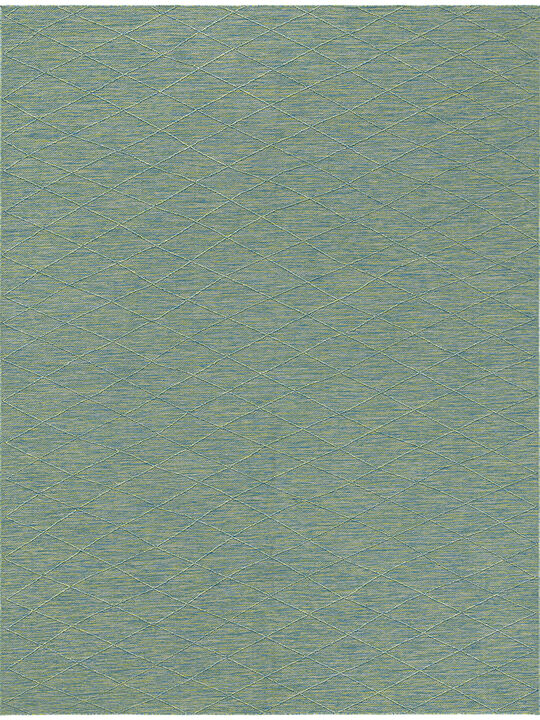 Washable Solutions WSL01 Blue/Green 10' x 14' Rug