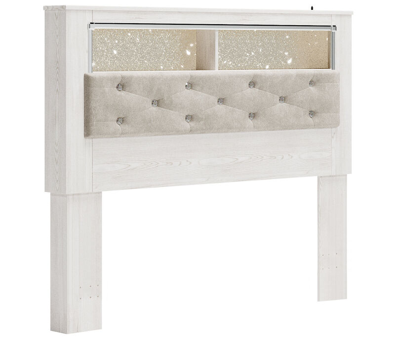 Altyra Queen Panel Bookcase Headboard