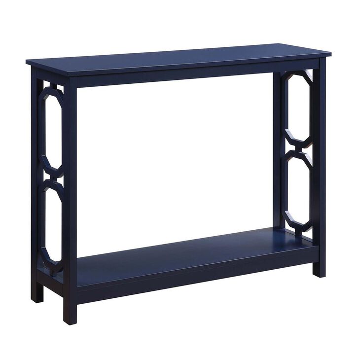 Convenience Concepts Omega Console Table, Cobalt Blue
