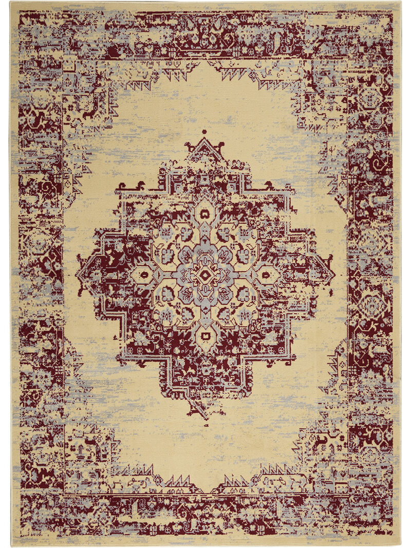 Grafix GRF14 Cream/Red 3'9" x 5'9" Rug