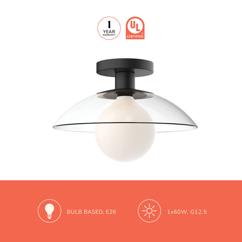 Francesca 12 in 1 Light Semi Flush Mount image number 3