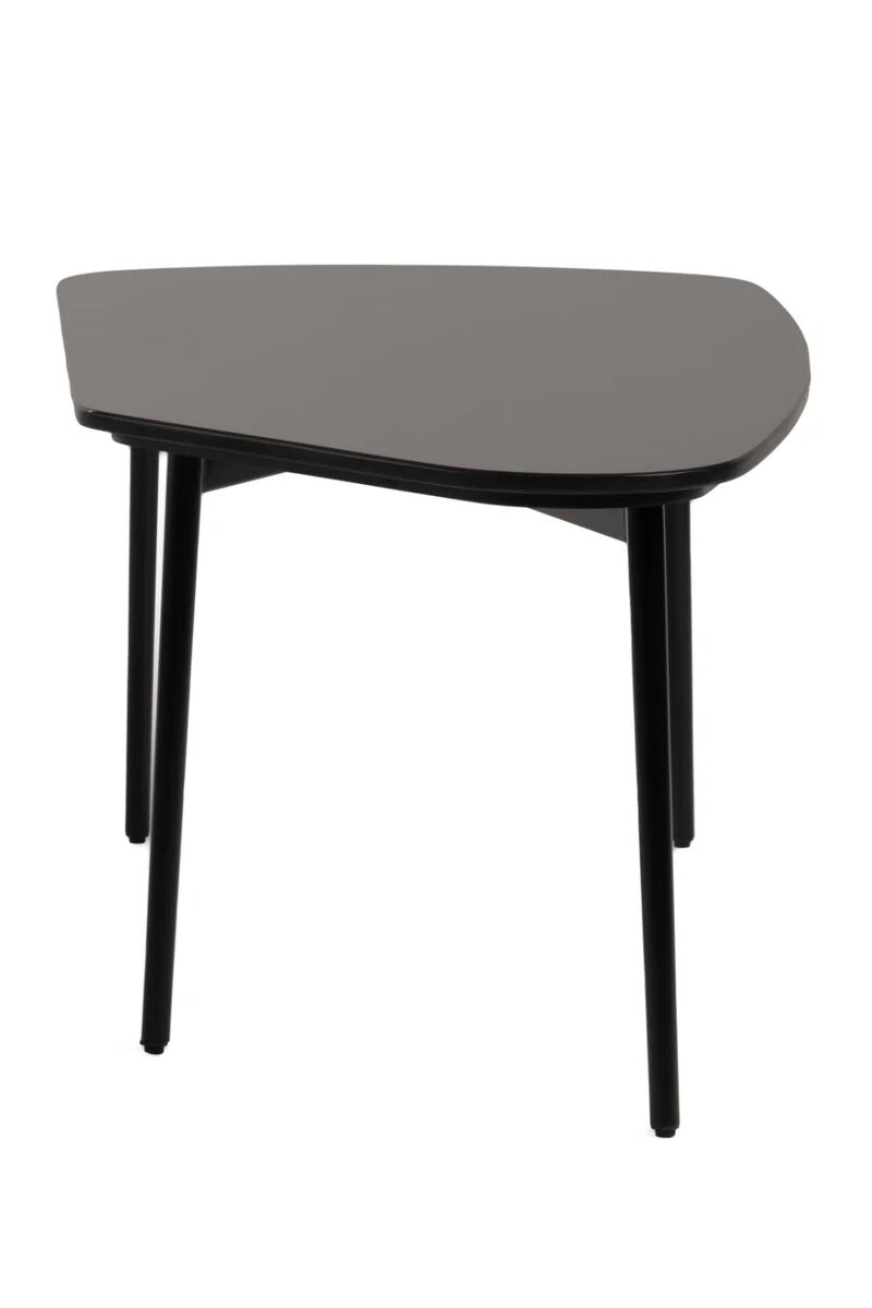 Black Marble Free-form Coffee Table | OROA Modern Andros image number 3