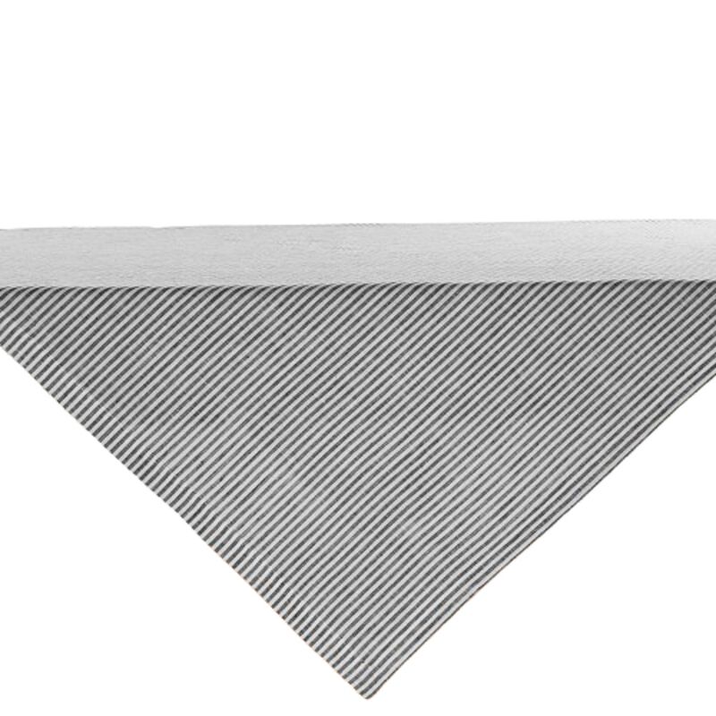 Solino Home 100% Pure Linen Table Throw - Narrow Stripe