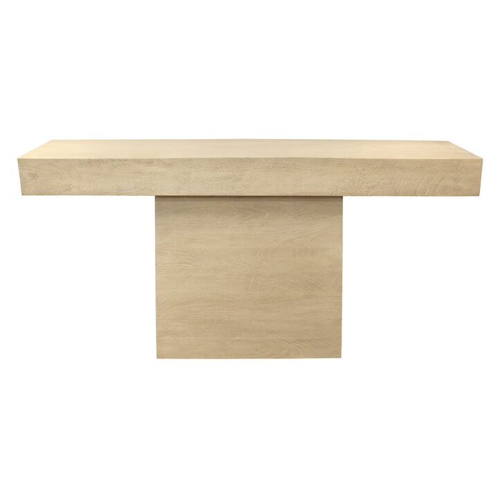 Alex Hamilton Flagstaff Console Table in Stone Natural