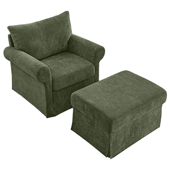 Nogbuf Chenille Accent Chair