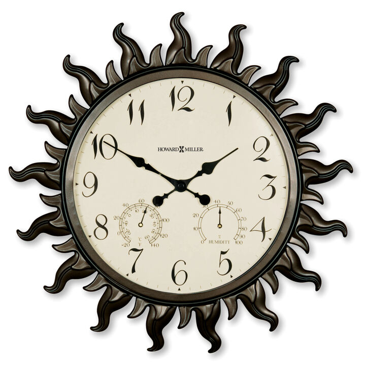 Howard Miller 625543 Howard Miller Sunburst Ii Wall Clock 625543 Metal