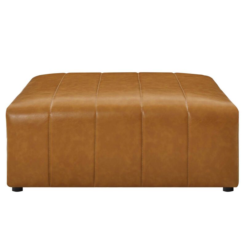 Bartlett Vegan Leather Ottoman Brown EEI-4401-TAN