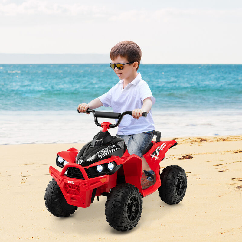 Kids 12V Electric ATV Ride On Car with Adjustable Speed and Comfortable Seat image number 3