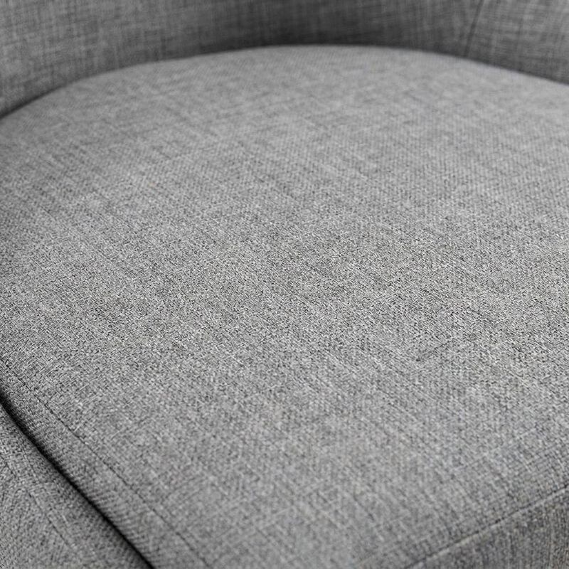 Fabric-Upholstered Dining Chair with Cushioned Seat image number 5