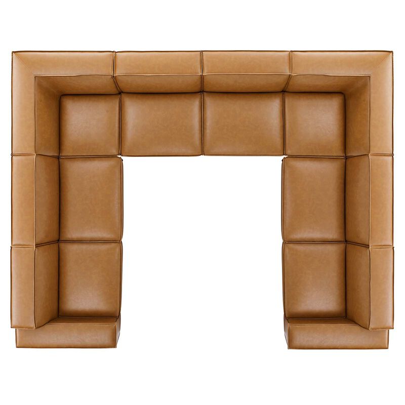 Restore 8-Piece Vegan Leather Sectional Sofa image number 1