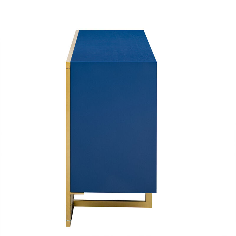 Merax Modern Sideboard Cabinet with Metal Legs
