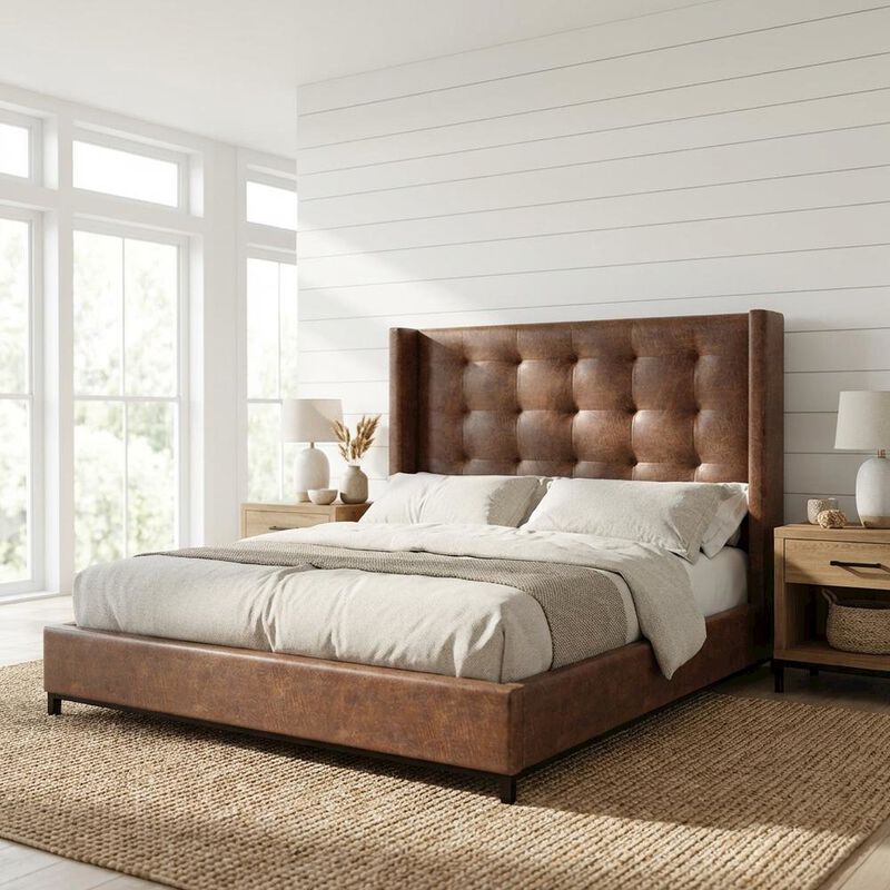 Alpine Furniture Mundo Bed image number 1