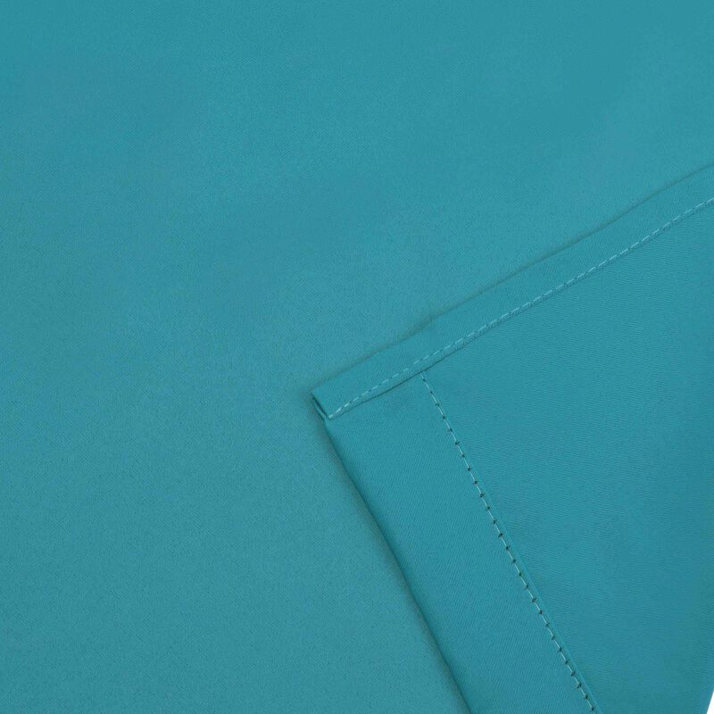 Set of 2 Blackout Curtains Rod Pocket Solid Room Darkening image number 3