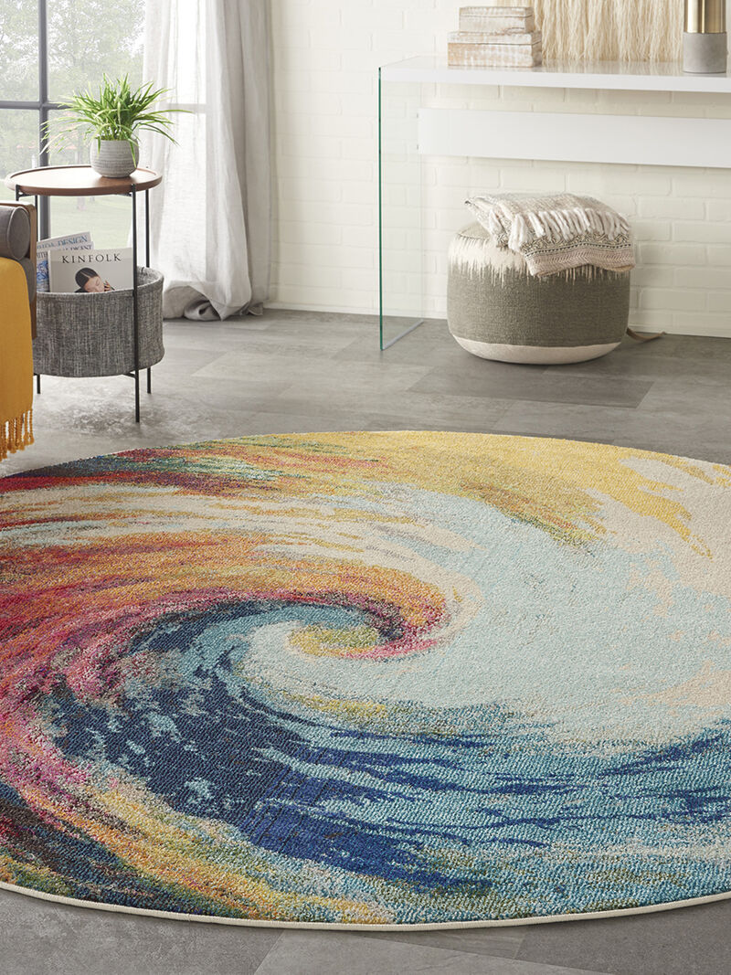 Celestial CES07 Wave 7'10" x 10'6" Rug