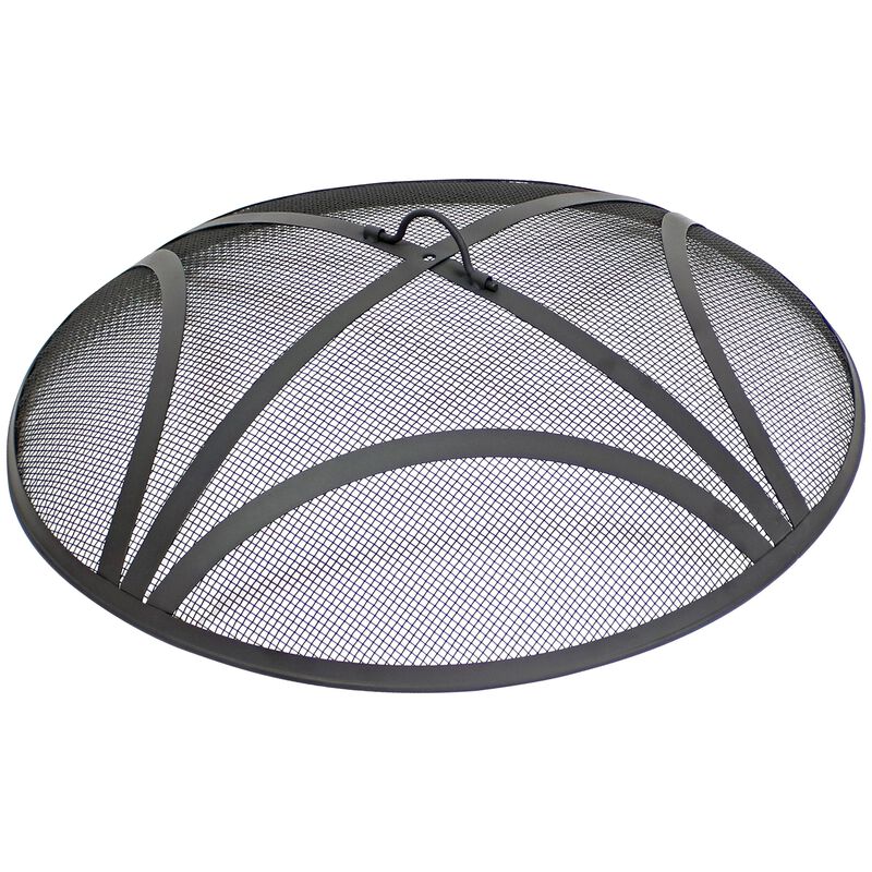 Sunnydaze Reinforced Steel Mesh Round Fire Pit Spark Screen