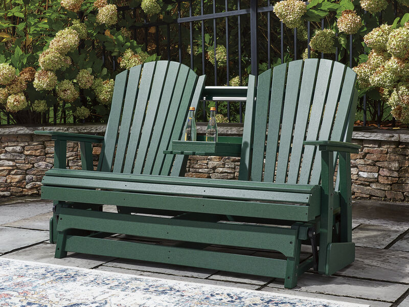 Hyland Wave Outdoor Loveseat Glider image number 2