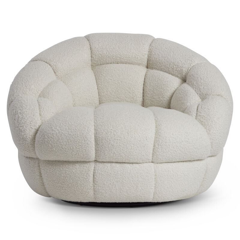 Coco Fabric Swivel Chair image number 2