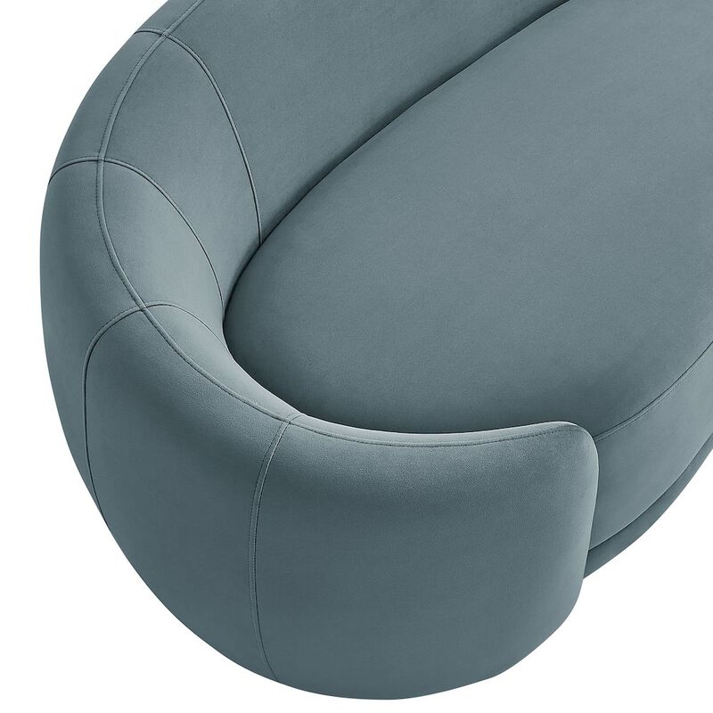 Contessa Curved Performance Velvet Sofa image number 6