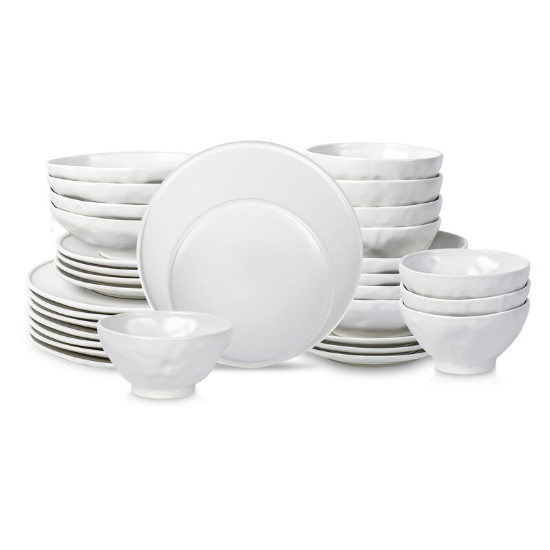 Stone by Mercer Project NENDO Stoneware 32 Piece Dinnerware Set