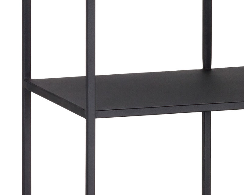 Jareth Large Black Bookcase image number 4