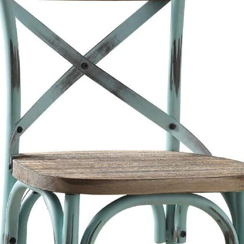 Metal Iron Bar Chair for Counter Height Seating in Kitchen or Dining Area