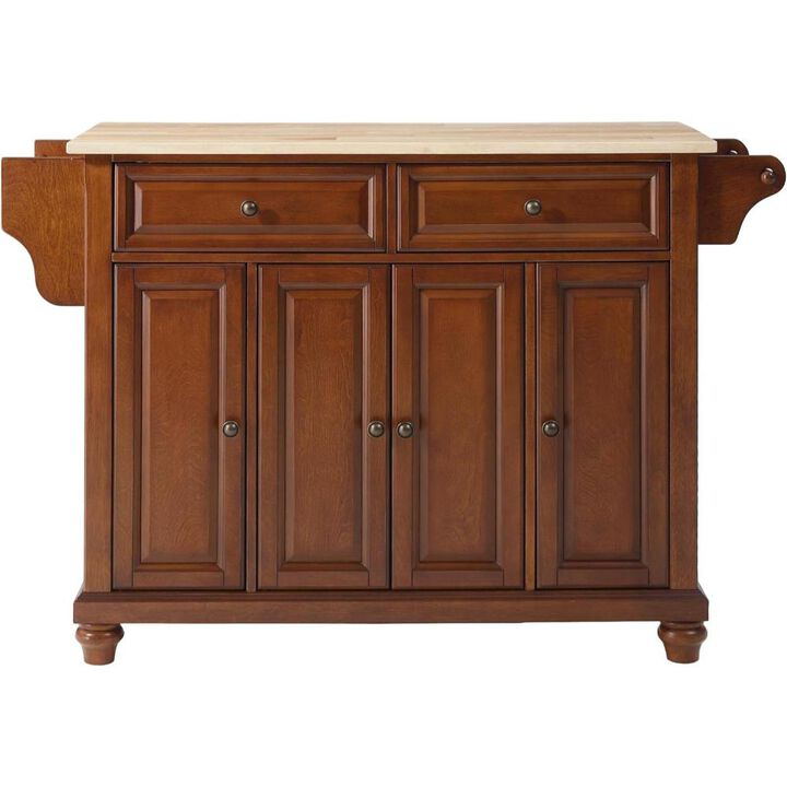 Cambridge Wood Top Full Size Kitchen Island/Cart