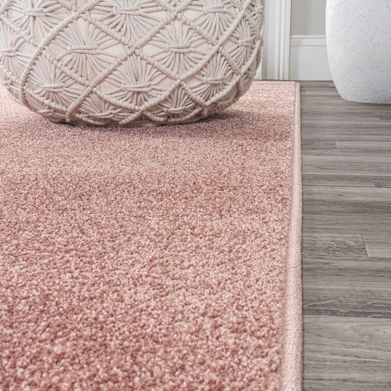 Haze Solid Low Pile Round Area Rug