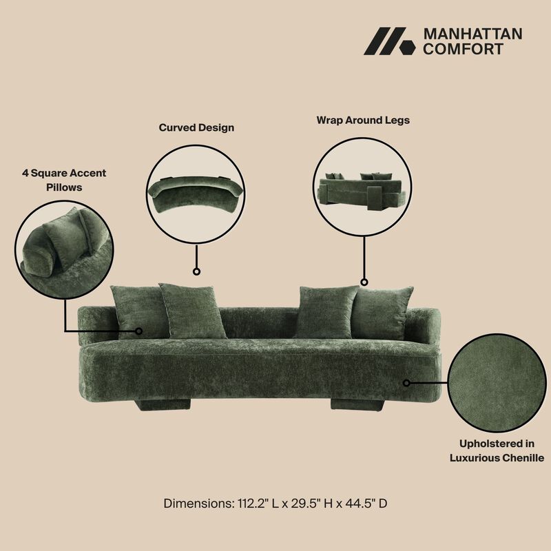 Verandah Green Large Sofa and XL Sofa Set image number 4