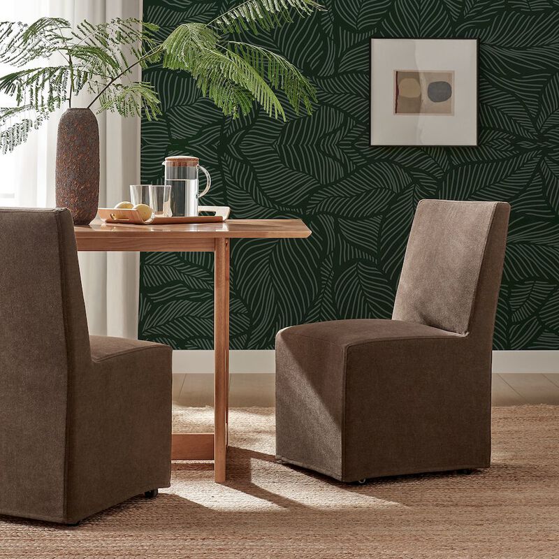 Tessera Upholstered Linen-Blend Slipcovered Dining Chair image number 7
