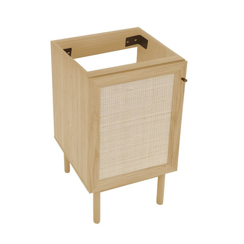 Classe 18" Freestanding Bathroom Vanity Cabinet without Top in Natural Oak image number 2