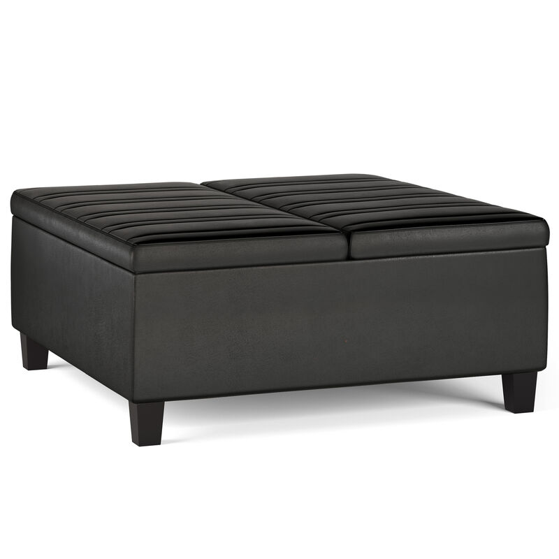 Simpli Home Ellis Coffee Table Storage Ottoman image number 0