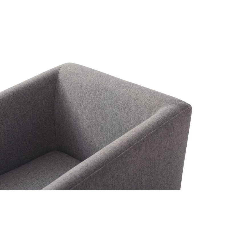 Modrest Riaglow - Contemporary Dark Grey Fabric Dining Chair