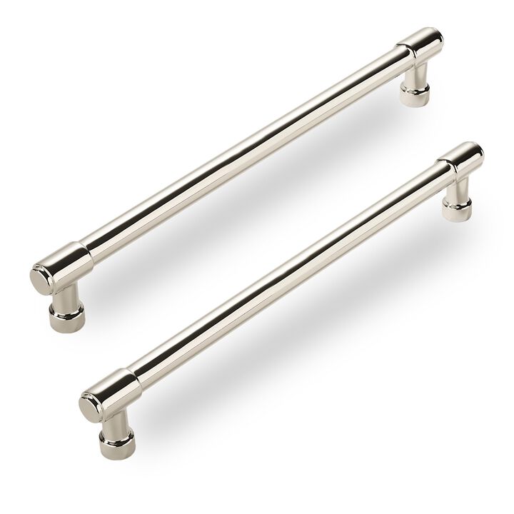 CABDM 2 Pack Polished Nickel Cabinet Pulls,12 Inch(305mm) Hole Centers Cabinet Handles Kitchen Hardware for Cabinets and Drawer