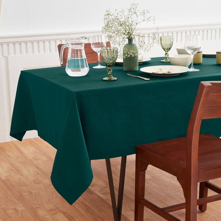 Cotton Linen Tablecloth - Dru - Cotton Linen Plain