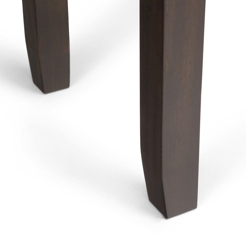 Simpli Home Cosmopolitan Solid Wood Wide Console Sofa Table In Mahogany Brown