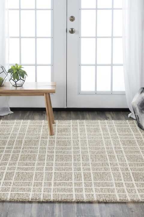 Lofton A07103 Brown 2'6" x 8' Runner Rug