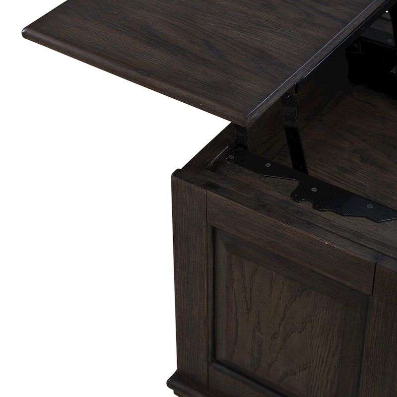 Liberty Furniture Wallace Cocktail Table for Living Room - Aged Oak image number 5