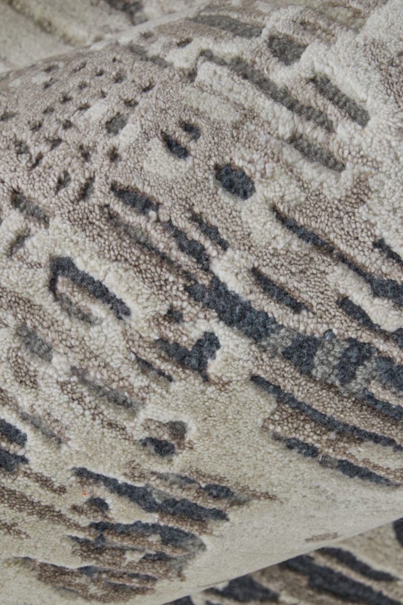 Zarah 8917F Gray/Taupe/Blue 9' x 12' Rug image number 5