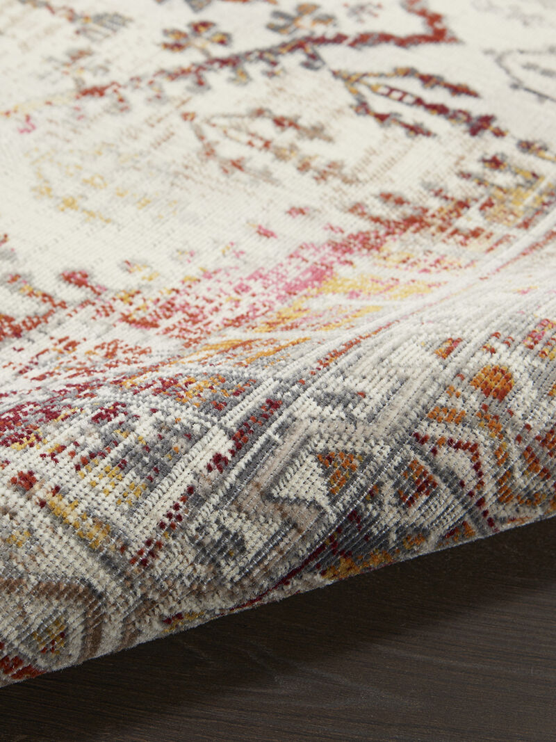 Vintage Kashan VKA08 Ivory/Red 2' x 6' Rug