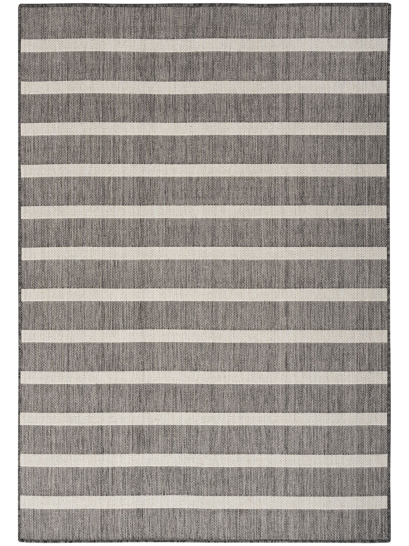Positano POS03 Charcoal/Ivory 5' x 7' Rug image number 0
