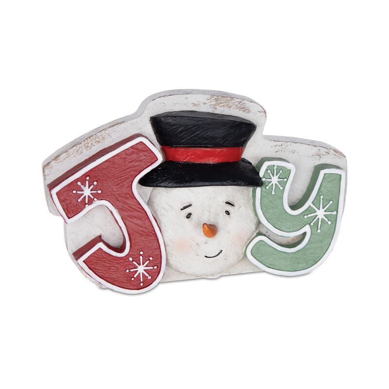 Joy, Snow, Noel Sign for Festive Christmas and Holiday Home Décor (Set of 3)